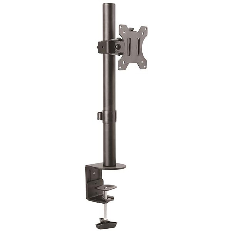 Soporte de Escritorio para Monitor hasta 34" (8kg) con Montaje VESA - con Mástil de Servicio Pesado - Ergonómico y Altura Aju