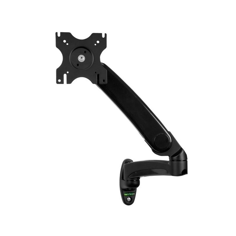 Brazo de Soporte para un Monitor hasta 34" (9Kg) - de Montaje en Pared - con Ajuste de Altura de un Solo Toque