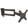Soporte de pared de doble giro para monitor - Montura VESA para Pantallas de hasta 34" (15Kg)