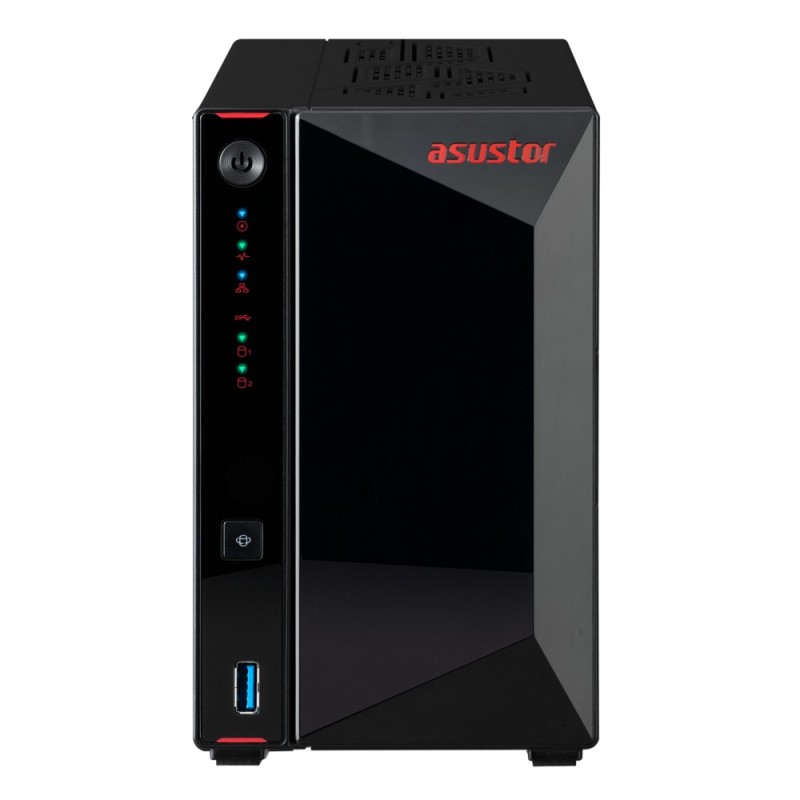 AS5402T servidor de almacenamiento NAS Intel® Celeron® N5105 4 GB DDR4 0 TB ADM Negro