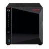 AS5404T servidor de almacenamiento NAS Intel® Celeron® N5105 4 GB DDR4 0 TB ADM Negro