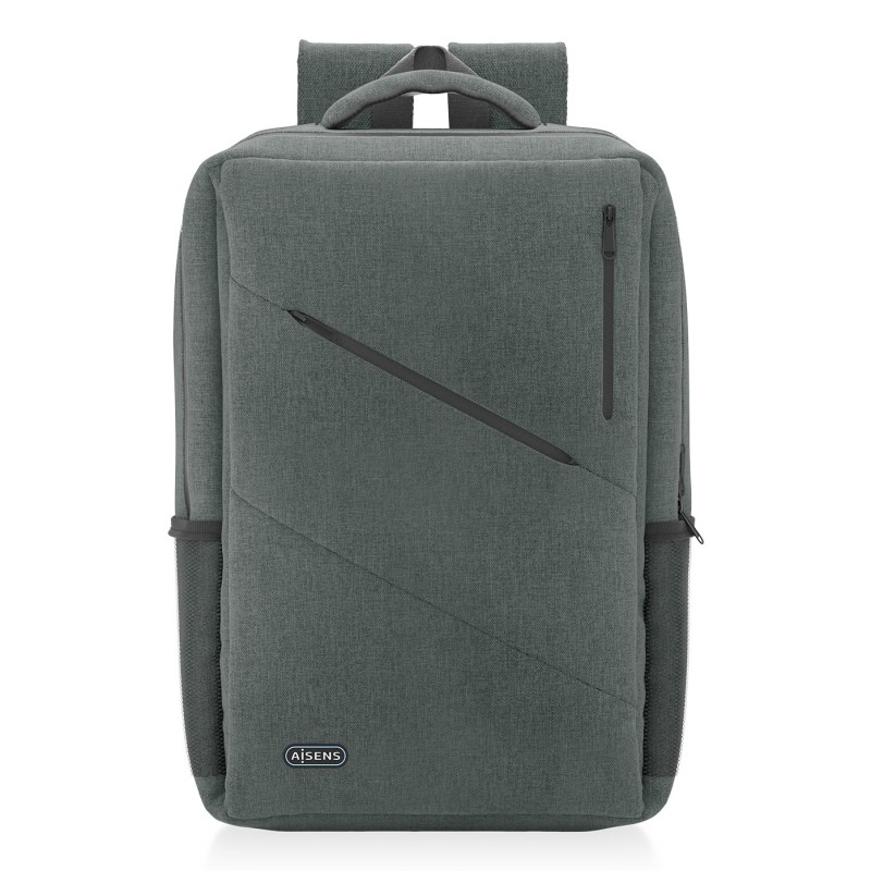 Mochila urbana y de oficina para portatil 15 6  Gris
