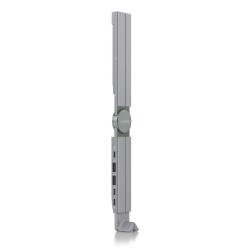 Soporte de Sobremesa Ajustable Para Portail / Tablet Con USB-C Docking 4 en 1  Gris