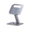 Soporte Elevador Telescópico de Ordenador Portátil - Base Giratoria de 360 Grados - Base Giratoria de Ordenador para Escritor