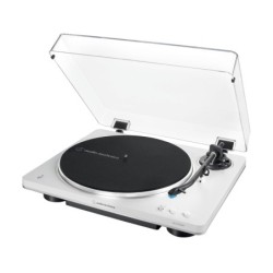 AT-LP70XBT Tocadiscos de tracción por correa Plata  Blanco Totalmente automático