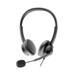 AXH-ACEUCD auricular y casco Auriculares Alámbrico Diadema Oficina/Centro de llamadas USB Type-C / USB Type-A Negro