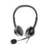 AXH-ACEUCD auricular y casco Auriculares Alámbrico Diadema Oficina/Centro de llamadas USB Type-C / USB Type-A Negro