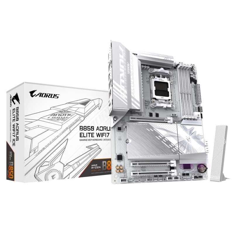 B850 AORUS ELITE WIFI7 ICE Placa Base