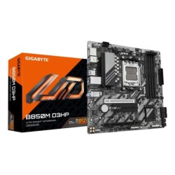 B850M D3HP Placa Base - Procesadores AMD Ryzen Serie 9000  5+2+2 fases VRM digitales  hasta 8200MHz DDR5 (OC)  1xPCIe 5.0 + 1
