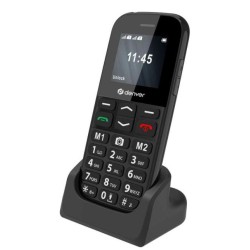 BAS-18800L teléfono móvil 4 5 cm (1.77") Negro Teléfono para personas mayores