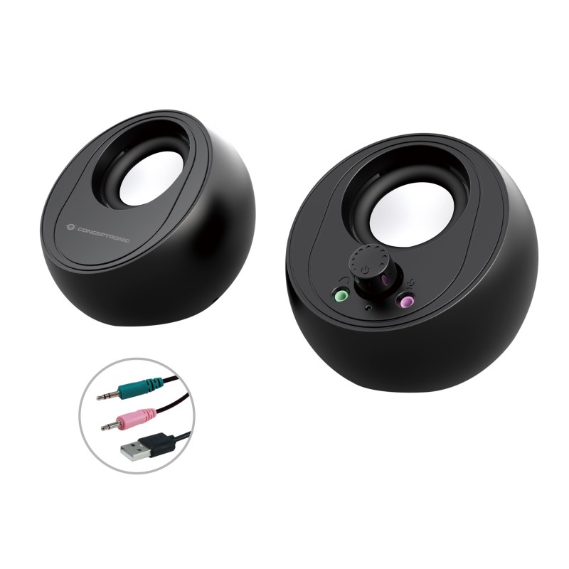 BJORN01B altavoz De 2 vías Negro Inalámbrico y alámbrico 10 W
