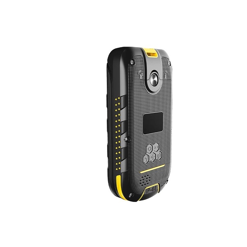 BOW LTE teléfono móvil 6 1 cm (2.4") Negro  Amarillo Teléfono resistente