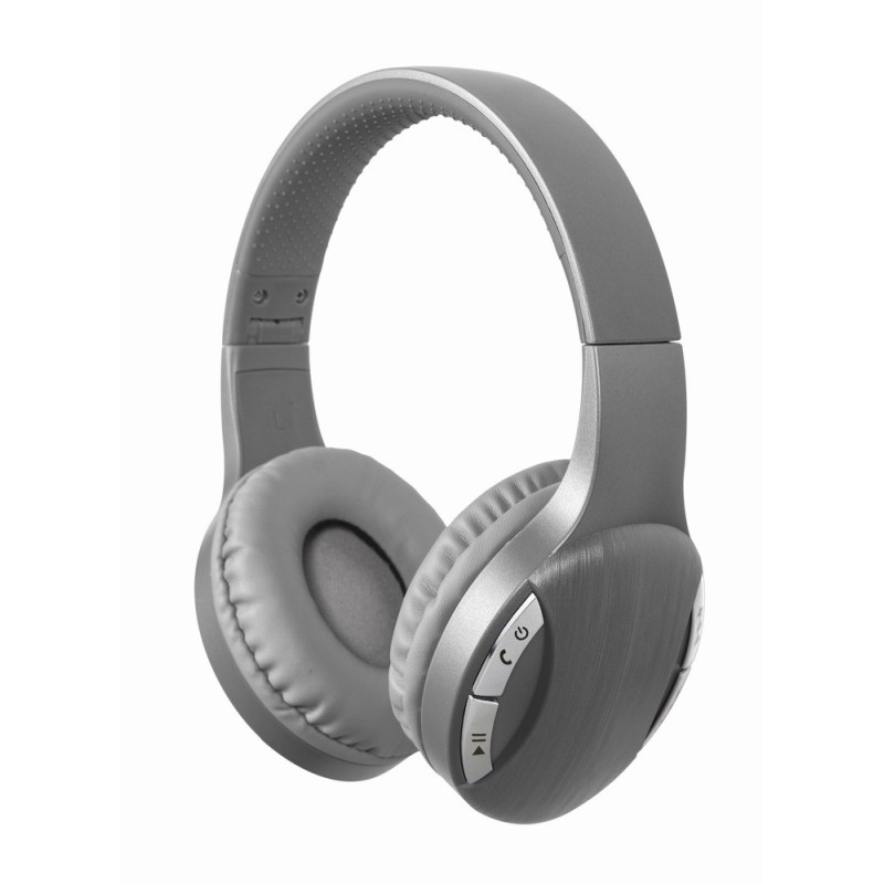 BTHS-01-SV auricular y casco Auriculares Inalámbrico y alámbrico Diadema Llamadas/Música MicroUSB Bluetooth Plata