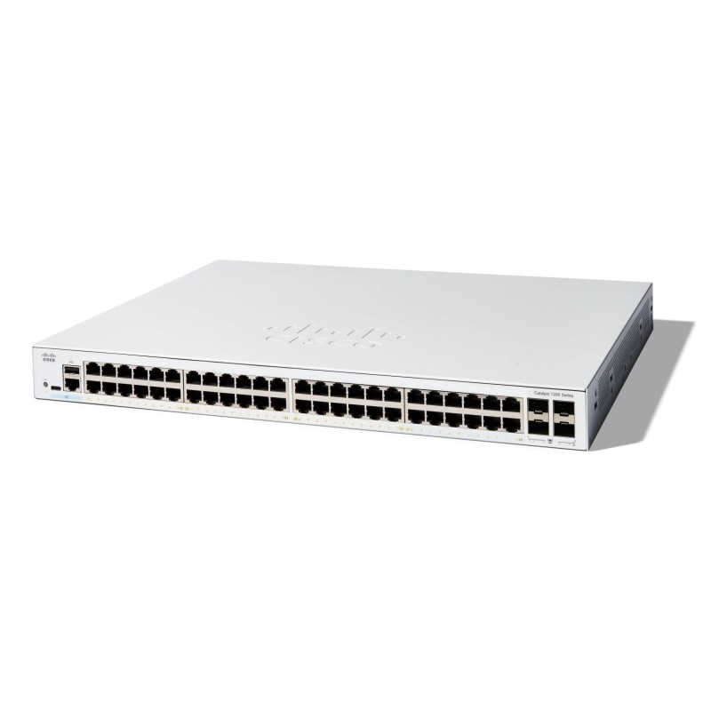 C1200-48T-4G switch Gestionado L2/L3 Gigabit Ethernet (10/100/1000) Blanco