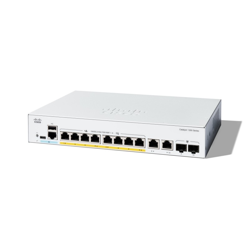 Catalyst 1300 Gestionado L2 Gigabit Ethernet (10/100/1000) Energía sobre Ethernet (PoE) Gris