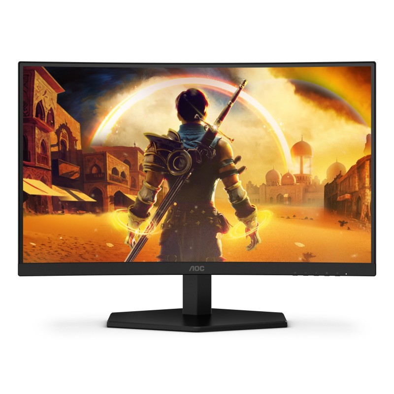 G4 23.6" VA FHD 180Hz pantalla para PC 59 9 cm (23.6") 1920 x 1080 Pixeles Full HD LCD Negro  Rojo