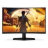 G4 23.6" VA FHD 180Hz pantalla para PC 59 9 cm (23.6") 1920 x 1080 Pixeles Full HD LCD Negro  Rojo