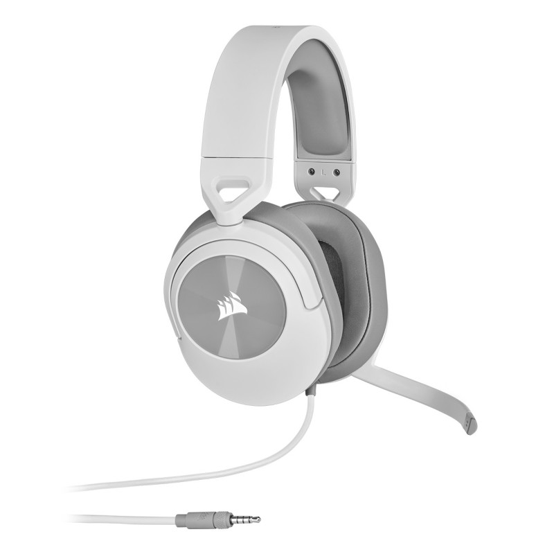 HS55 STEREO Auriculares Alámbrico Diadema Juego Blanco