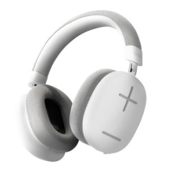 BOUNCE MAX Auriculares Inalámbrico y alámbrico Diadema Llamadas/Música Bluetooth Gris  Blanco