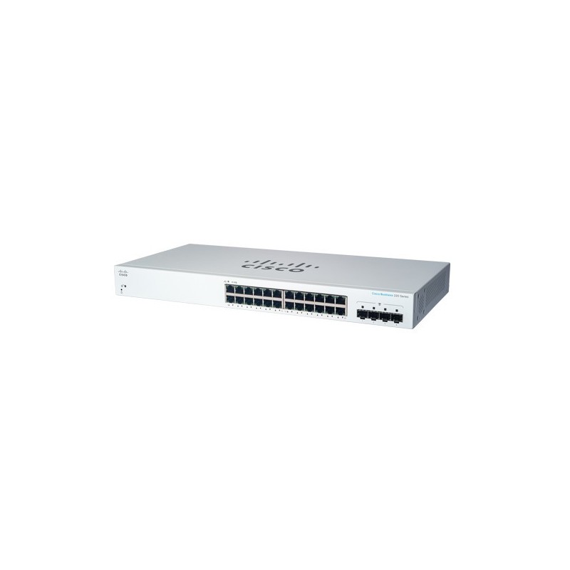 CBS220-24T-4G Gestionado L2 Gigabit Ethernet (10/100/1000) 1U Blanco