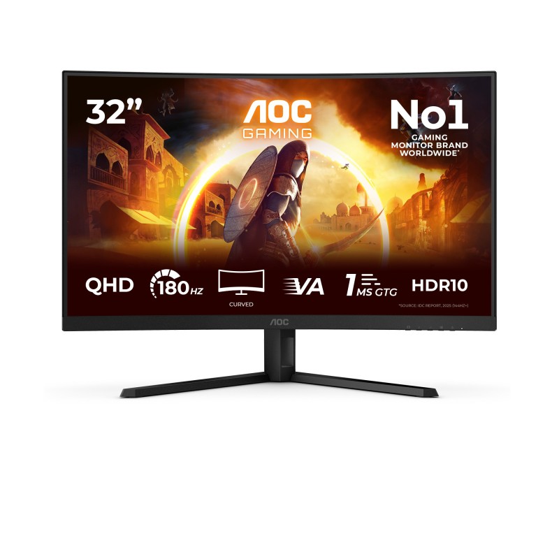 G4 CQ32G4VE pantalla para PC 80 cm (31.5") 2560 x 1440 Pixeles Quad HD LCD Negro  Gris