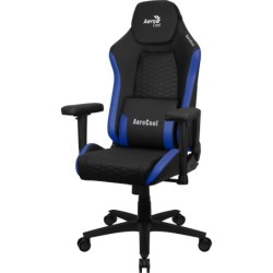 CROWNBB Azul  Silla Gaming Ergonómica  Cojines Ajustables  Cuero Sintético Premium