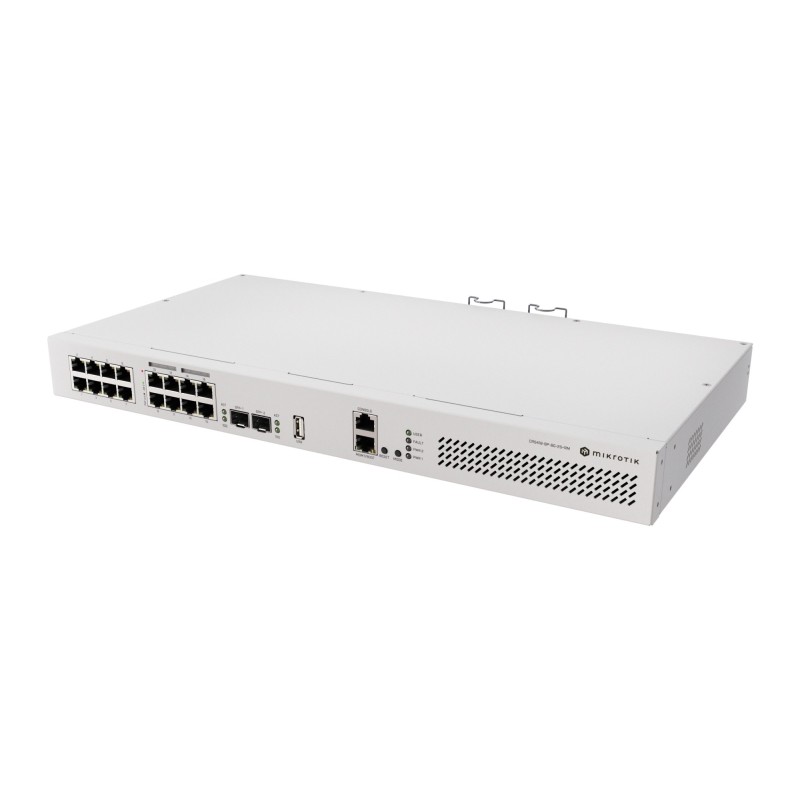 CRS418-8P-8G-2S+RM Cloud Router/Sw L2/L3 Gigabit Ethernet (10/100/1000) Energía sobre Ethernet (PoE) 1U