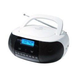 CRUSM400 Digital 2 W FM  PLL Negro  Blanco Reproducción MP3