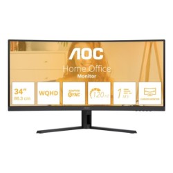 B3 CU34B3E pantalla para PC 86 4 cm (34") 3440 x 1440 Pixeles Wide Quad HD LED Negro