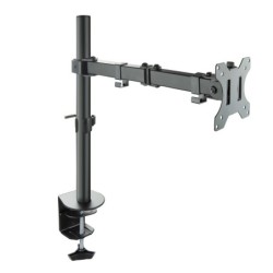 Soporte de Mesa Giratorio e Inclinable para Pantalla (Monitor / TV Plasma / LCD / LED) 13"-32"  de Un Brazo  max 8 kg  Negro