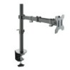 Soporte de Mesa Giratorio e Inclinable para Pantalla (Monitor / TV Plasma / LCD / LED) 13"-32"  de Un Brazo  max 8 kg  Negro