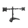 Soporte de Mesa  Giratorio e Inclinable  para 2 Pantallas de 17”-32”