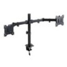 Soporte de Mesa para 2 Pantallas 17"-32"  Color Negro