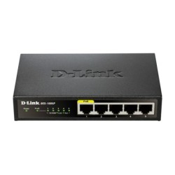 DES-1005P No administrado L2 Fast Ethernet (10/100) Energía sobre Ethernet (PoE) Negro
