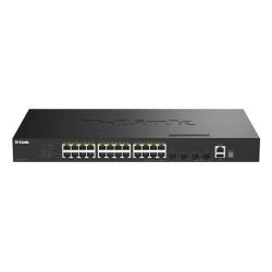 DGS-1530-28P/E switch Gestionado L2 Gigabit Ethernet (10/100/1000) Energía sobre Ethernet (PoE) Negro