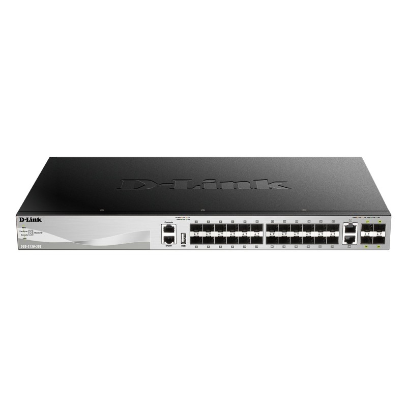 DGS-3130-30S/E switch Gestionado L3 10G Ethernet (100/1000/10000) Gris