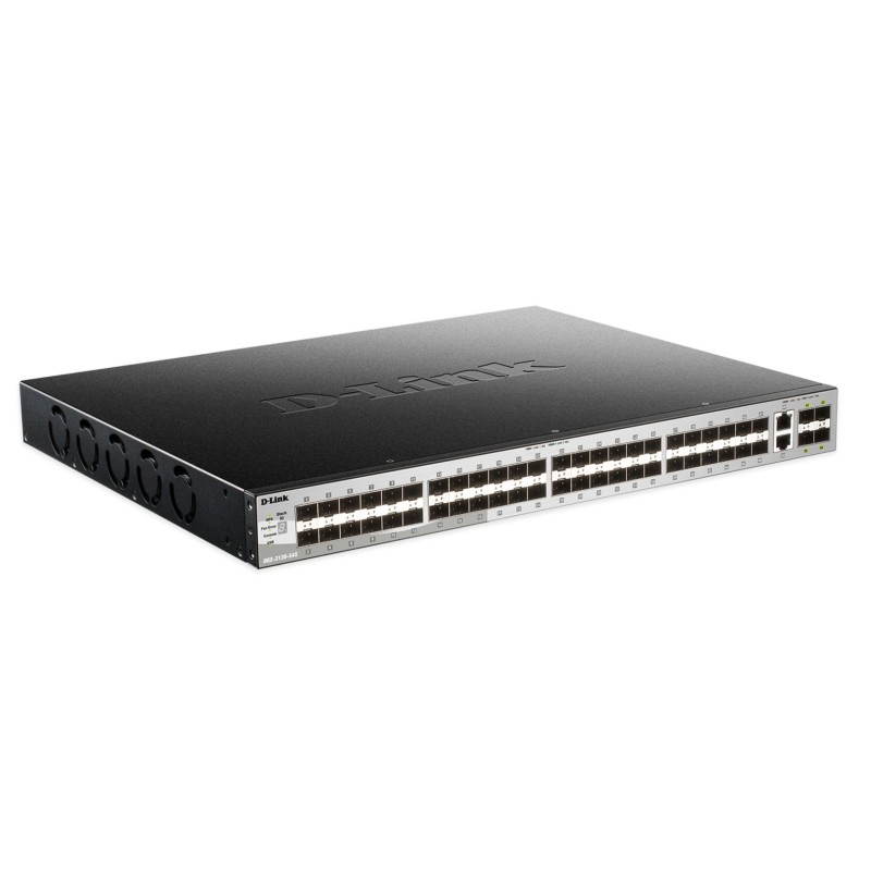 DGS-3130-54S Gestionado L3 Negro  Gris