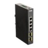 DIS-100G-6S switch No administrado Gigabit Ethernet (10/100/1000) Carril DIN Negro