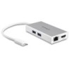 Adaptador Multipuertos USB-C - Docking Station Portátil USB-C 4K HDMI - Entrega de Potencia 60W - GbE - Hub 2x USB-A 3.0- Min