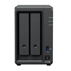 DP320 servidor de almacenamiento NAS Escritorio R1600 8 GB 16 TB Negro
