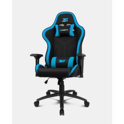 DR110BL silla para videojuegos Butaca para jugar Asiento acolchado Negro  Azul