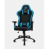 DR110BL silla para videojuegos Butaca para jugar Asiento acolchado Negro  Azul