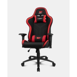 DR110BR silla para videojuegos Butaca para jugar Asiento acolchado Negro  Rojo