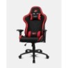DR110BR silla para videojuegos Butaca para jugar Asiento acolchado Negro  Rojo