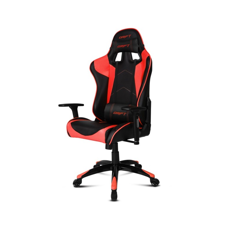 DR300 Silla para videojuegos de PC Asiento acolchado Negro  Rojo