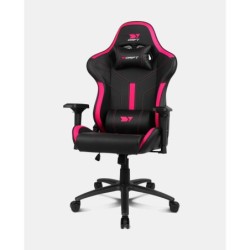 DR350 Butaca para jugar Asiento acolchado Negro  Rosa