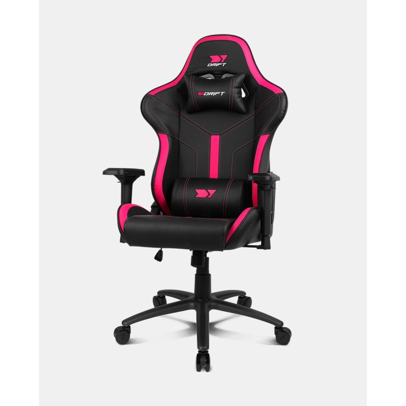 DR350 Butaca para jugar Asiento acolchado Negro  Rosa
