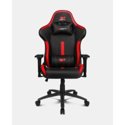 DR350 Butaca para jugar Asiento acolchado Negro  Rojo