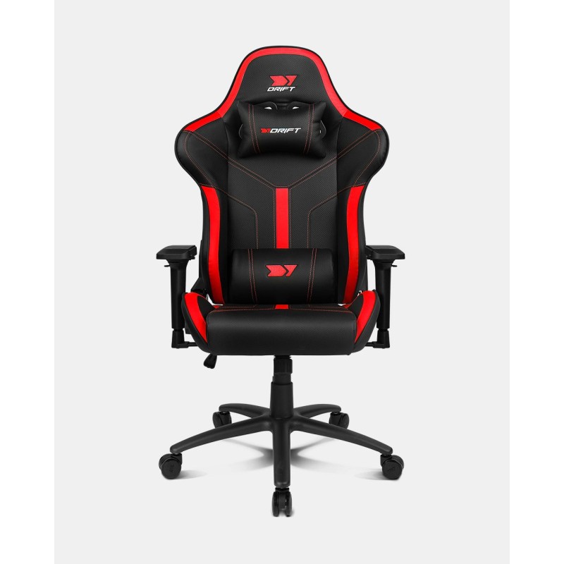 DR350 Butaca para jugar Asiento acolchado Negro  Rojo