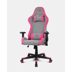 DR90 PRO Silla para videojuegos de PC Asiento acolchado Gris  Rosa